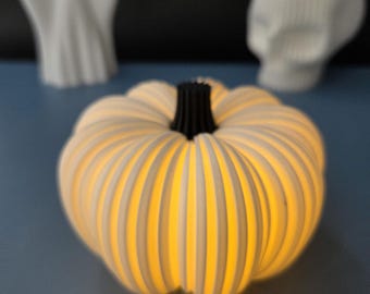 Halloween LED Pumpkin Tea Light Holder: Fall Decor Lantern