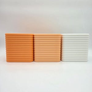 Modern Vertical Pipes Tissue Box Cover: Minimalist Home Decor