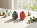Twisty Japandi Fidget Egg • Desk Toy, Stress Relief, Easter Gift