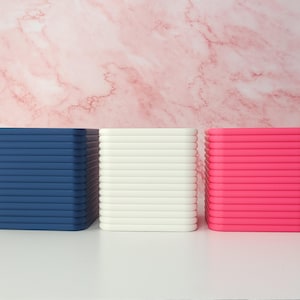 Modern Vertical Pipes Tissue Box Cover: Minimalist Home Decor