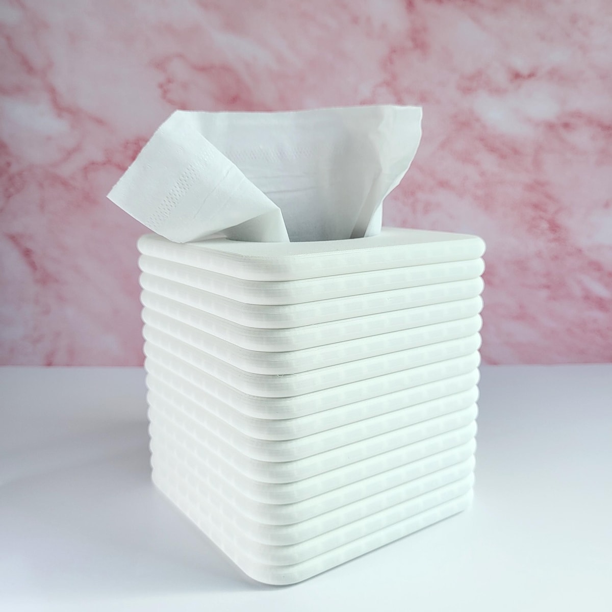 Modern Bubble Tissue Box Cover – Vertical Pipes Texture, Bathroom or Office Tissue Holder, Modern Minimalist Decor, Home Decor, Fits Kleenex - Etsy