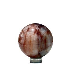 Hematoid Fire Quartz Sphere | Fire Quartz | Hematoid Quartz | Sphere