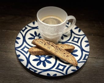 Galletas/galletas biscotti de nueces y mantequilla de arce American Italian Nonna