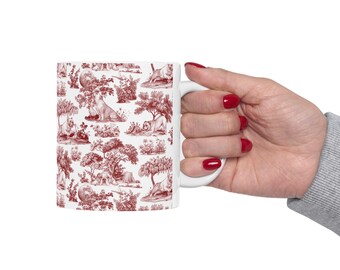 Englische Bulldogge Toile Becher | Keramik Kaffee Tee Tasse, wunderliche Hunde-Liebhaber-Geschenk