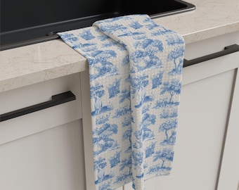 Paño de cocina de microfibra con estampado Toile de Boston Terrier, paño de cocina con estampado de perro original.