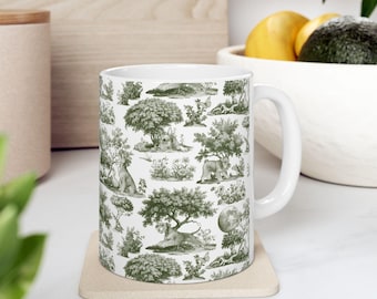 Schnauzer Toile Becher | Keramik Kaffee Tee Tasse, 11oz oder 15oz | Skurriles Hundeliebhaber Geschenk