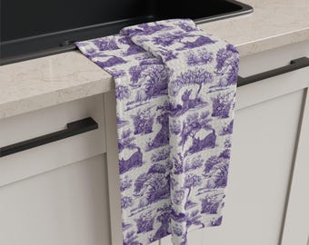 Scottish Terrier Toile Muster Mikrofaser Geschirrtuch, wunderlicher Hundedruck Küchengeschirr