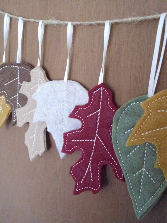 Items similar to Felt Fall Leaves on Etsy