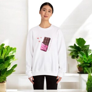 Funny Romantic Valentine&#39;s Day Crewneck Sweatshirt, Gift for Her, Unisex Sweatshirt, Valentine&#39;s Day Sweatshirt, Romantic Gift Sweatshirt,