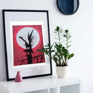 Ryuk im Mondlicht malen (Manga Death Note)