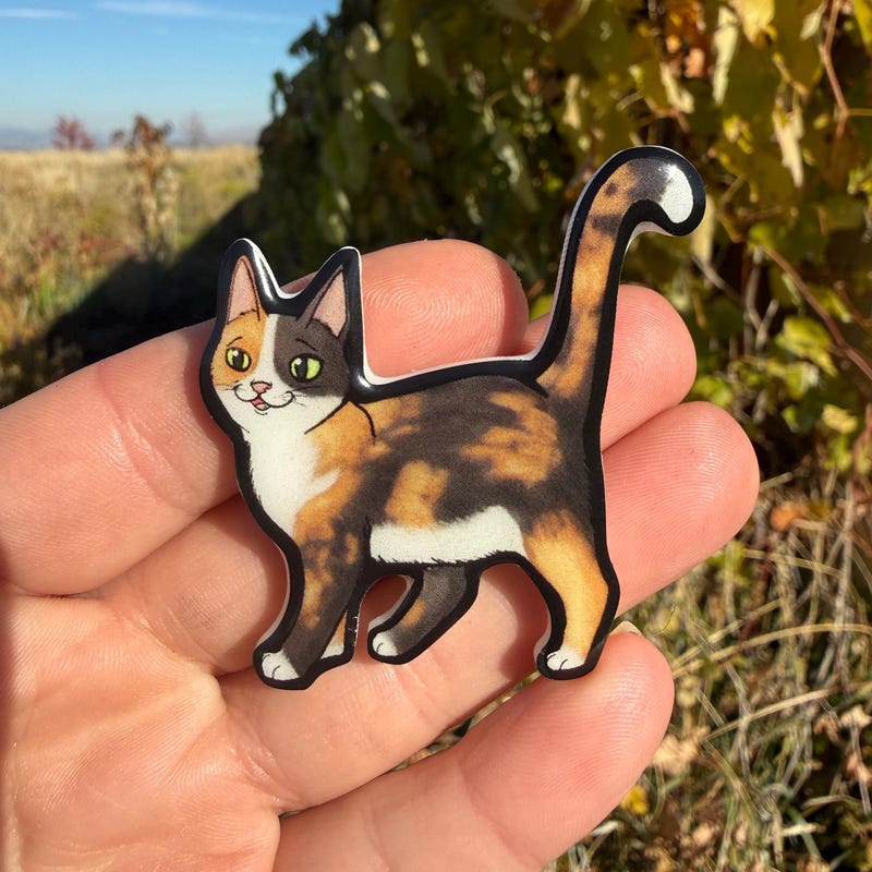 Calico Cat Art Not Ai - Etsy