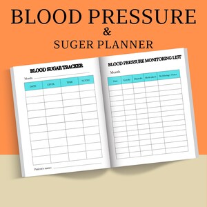 Blood Pressure Printable Track Your Health, Blood Pressure Tracker, Medical Tracker, BP Tracker, Daily Blood Pressure Chart, Hypertension