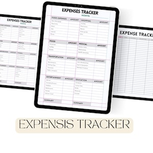 Spending Tracker - PRINTABLE Journal Page - Planner Page - Spending Log - Finance Tracker - Expense Tracker - Money Tracker - Money Spending