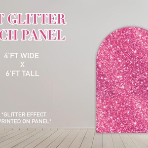 Party Prop Panels, Easy Party Decor, UV Printed, Party Backdrop, Coroplast Panel, Glitter theme, Pink Glitter Panel, Sparkle Glitter Panel