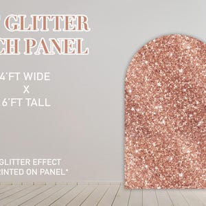 Party Prop Panels,  Party Decor, UV Printed, Party Backdrop, Coroplast Panel, Glitter theme, Rose Gold Glitter Panel, Sparkle Glitter Panel