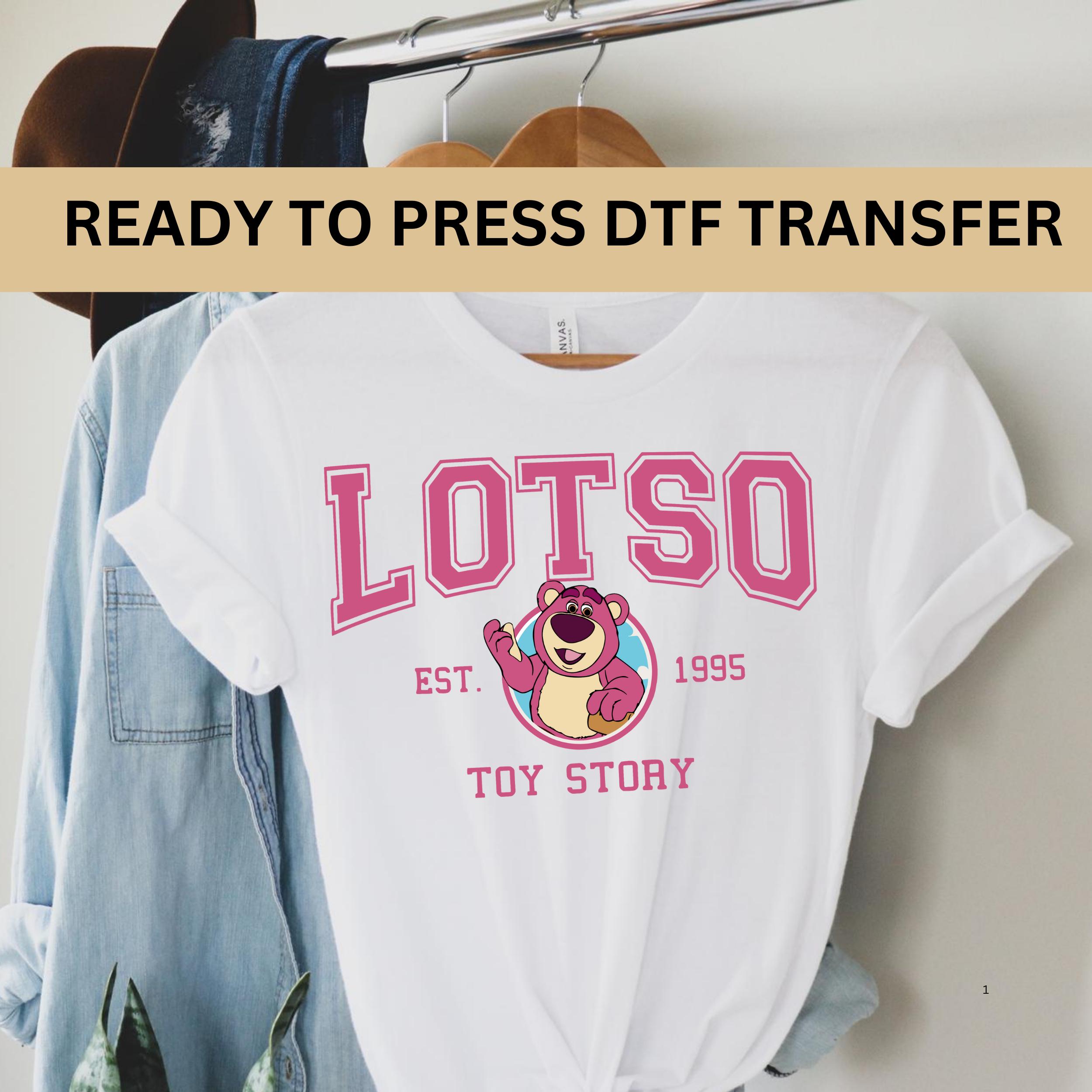 Toy Story Lotso Bear Rento DTF, Disney Toy Story, Huggin Bear DTF ...