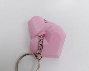 Sleutelhanger met grof hart