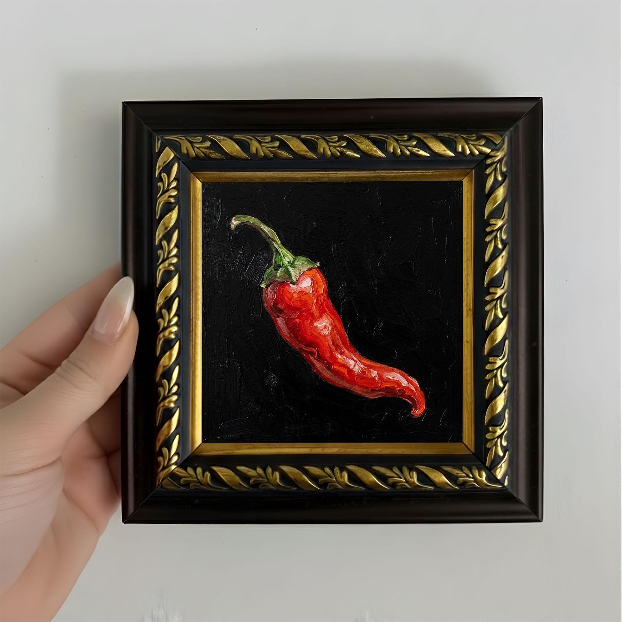 Chilli Painting - Etsy UK