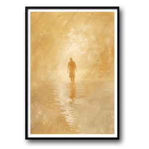 Christ Walking on Water | Digital Print | Jesus Christ Art | LDS Painting | Christian Gift | Digital Jesus Art | LDS Prints