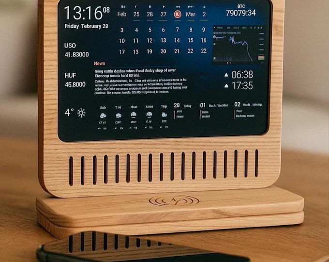 Wi-Fi Smart Display – 10″ DAKBoard Dashboard with Calendar, Photos, Weather Charging