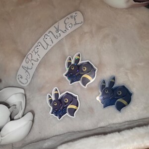 Pokemon schlafender Nachtara Evoli Entwicklung Sticker