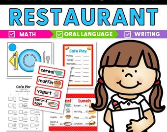 Restaurant Dramatic Play