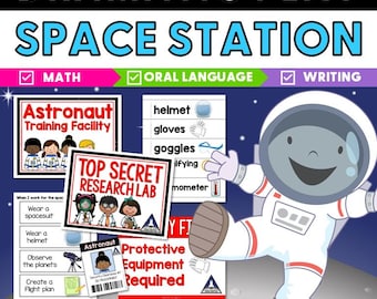 Space Station Dramatic Play: Preschool Pre-K & Kindergarten