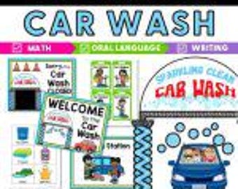 Car Wash Dramatic Play Center | Fun Engaging Pretend Play for Preschool PreK