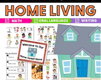 Dramatic Play Home Living Center for Preschool and Pre-K