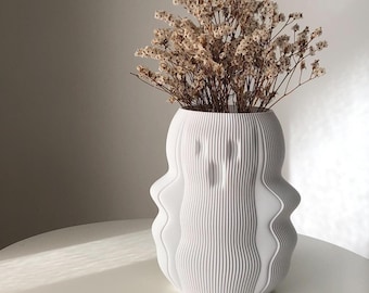 Gerippte Geister Vase | Halloween Decor, Trockenblumenvase