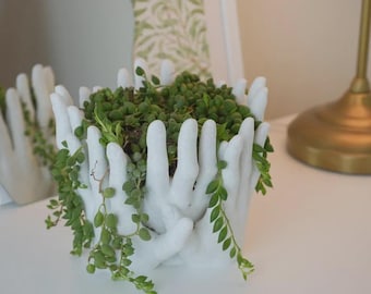 3D gedruckter Handpflanztopf | Einzigartiges Wohndekor