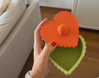 Einzigartige Herzform Schmuck Box Organizer | Valentinstag Geschenk