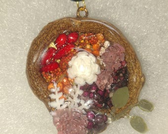 Real Forest Mushroom Pendant #13