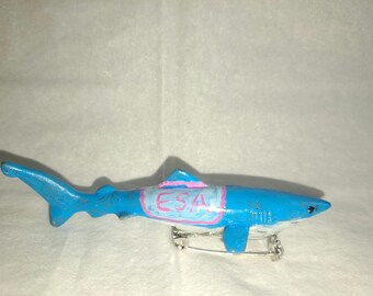 Blahaj ESA Shark Pin #2