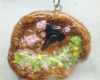 Real Forest Mushroom Pendant #10