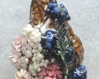 Real Morel Forest Mushroom Pendant #24