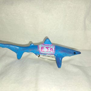 Blahaj ESA Shark Pin #1