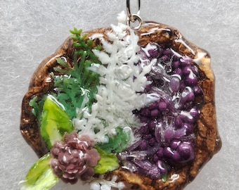 Real Forest Mushroom Pendant #11