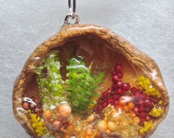Real Forest Mushroom Pendant #6