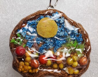 Real Forest Mushroom Pendant #5