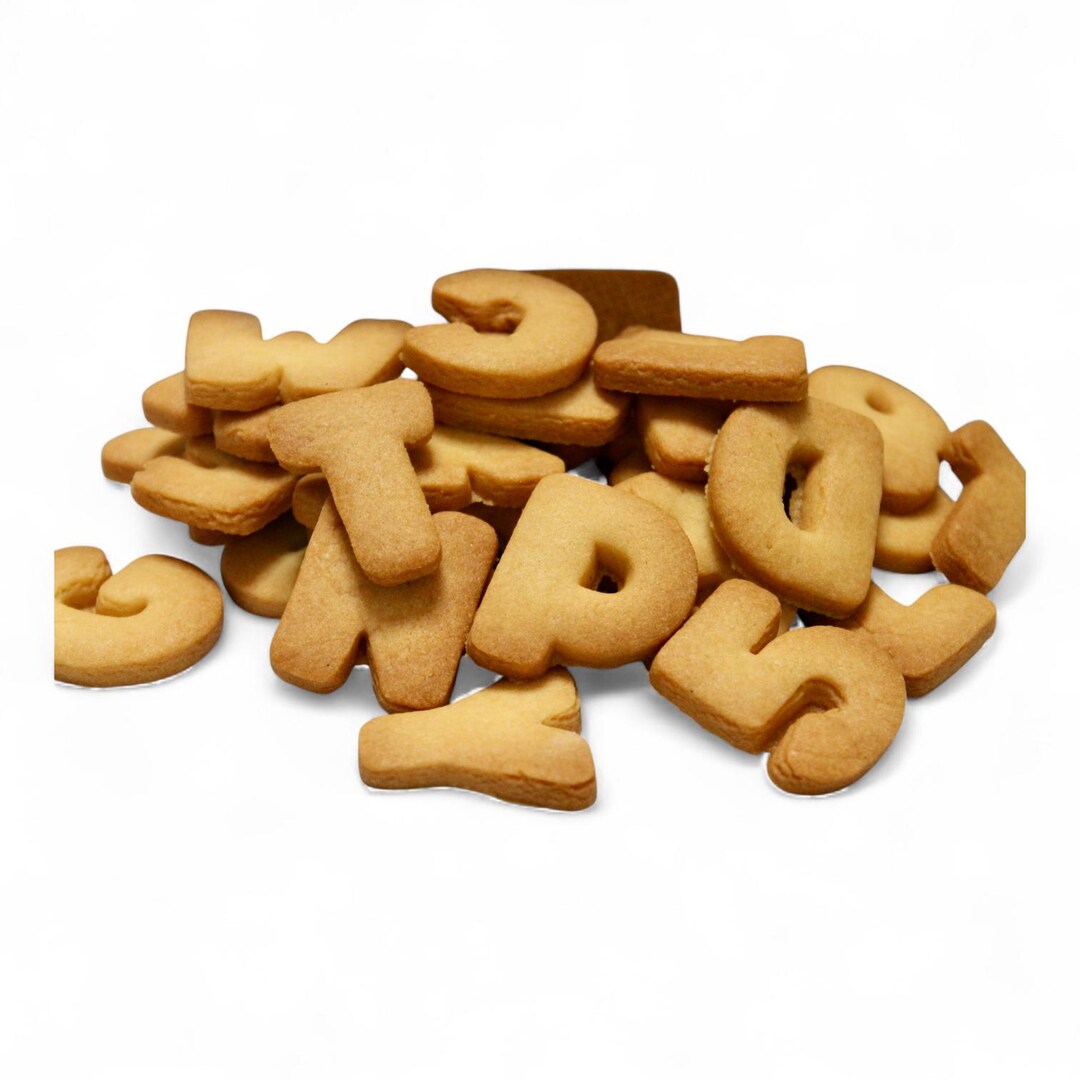 Shortbread Cookies Letters and Numbers - Gift Idea for Kids - Etsy
