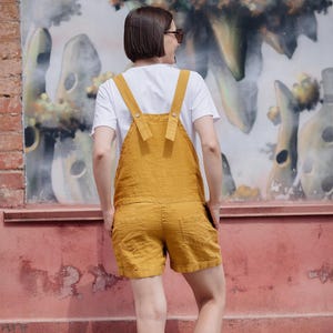 Kurzer Overall: Stonewashed Sommer-Strampler