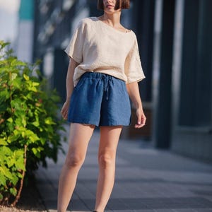 Linen Shorts Women Shorts Summer Shorts Women Clothing Natural Short Shorts Women Clothes