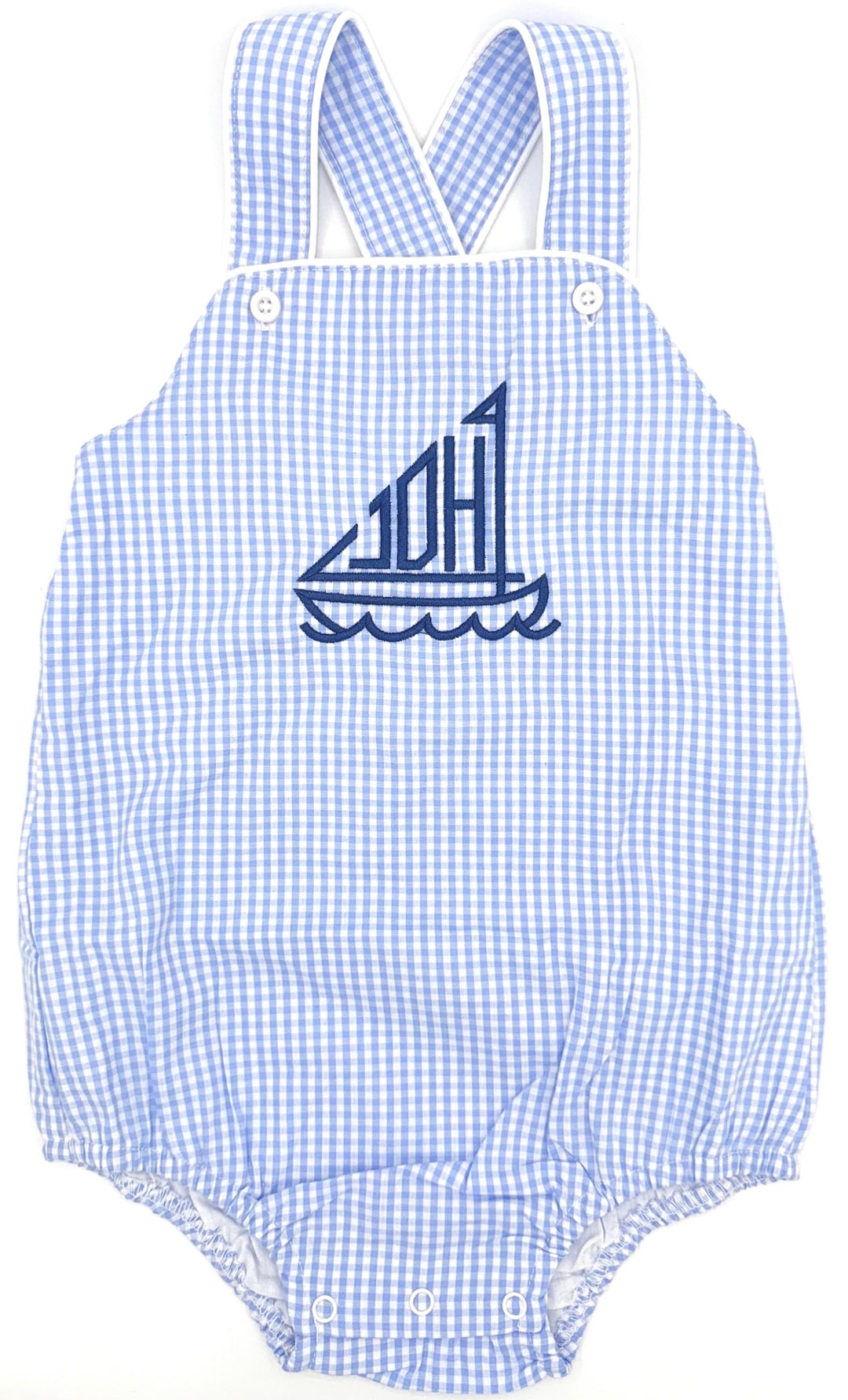 The Sailors Boat Casual Pattern Baby Romper