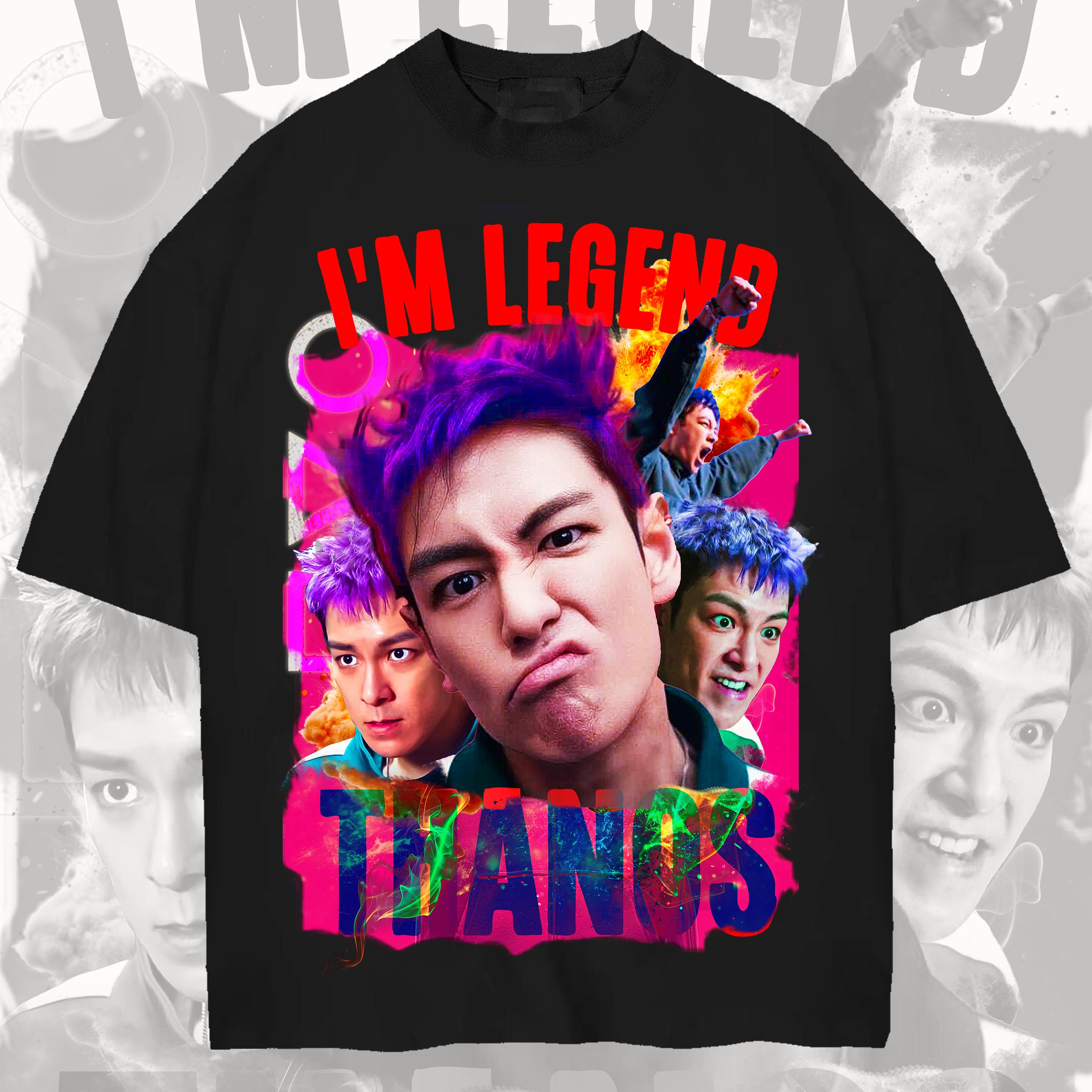 Choi Seung-hyun (T.O.P) Graphic Tee: 90s Vintage Style | Digital
