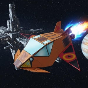 Space Shuttle Paper Craft: Printable Template (Digital Download)