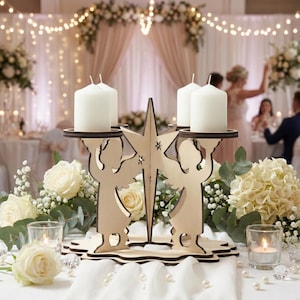 Bougeoir de l'Avent ange fichier de découpe laser SVG (téléchargement numérique)