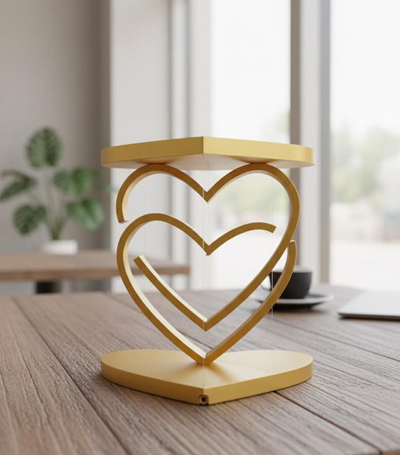 Levitating Hearts 3D Print Model | Valentine's Day Gift | Floating Illusion Decor | STL Files Included
