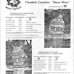 Cowichan Style Sweater #10 PDF Pattern