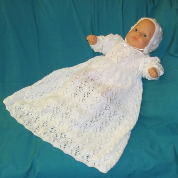 Hush A Bye Baby Christening Gown PDF Pattern